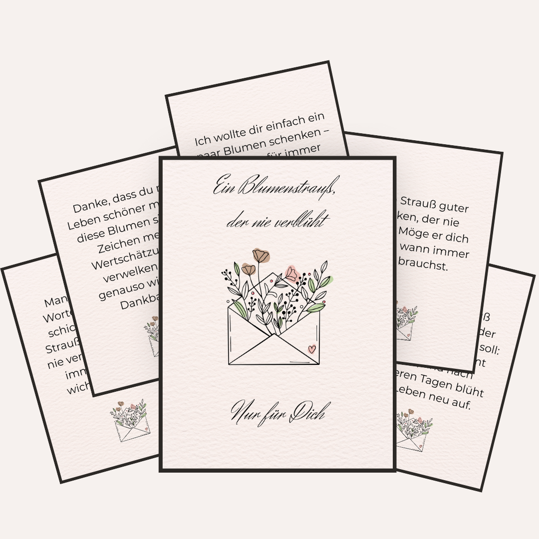 Digitale Grußkarten – Einzeln & als 5er Set