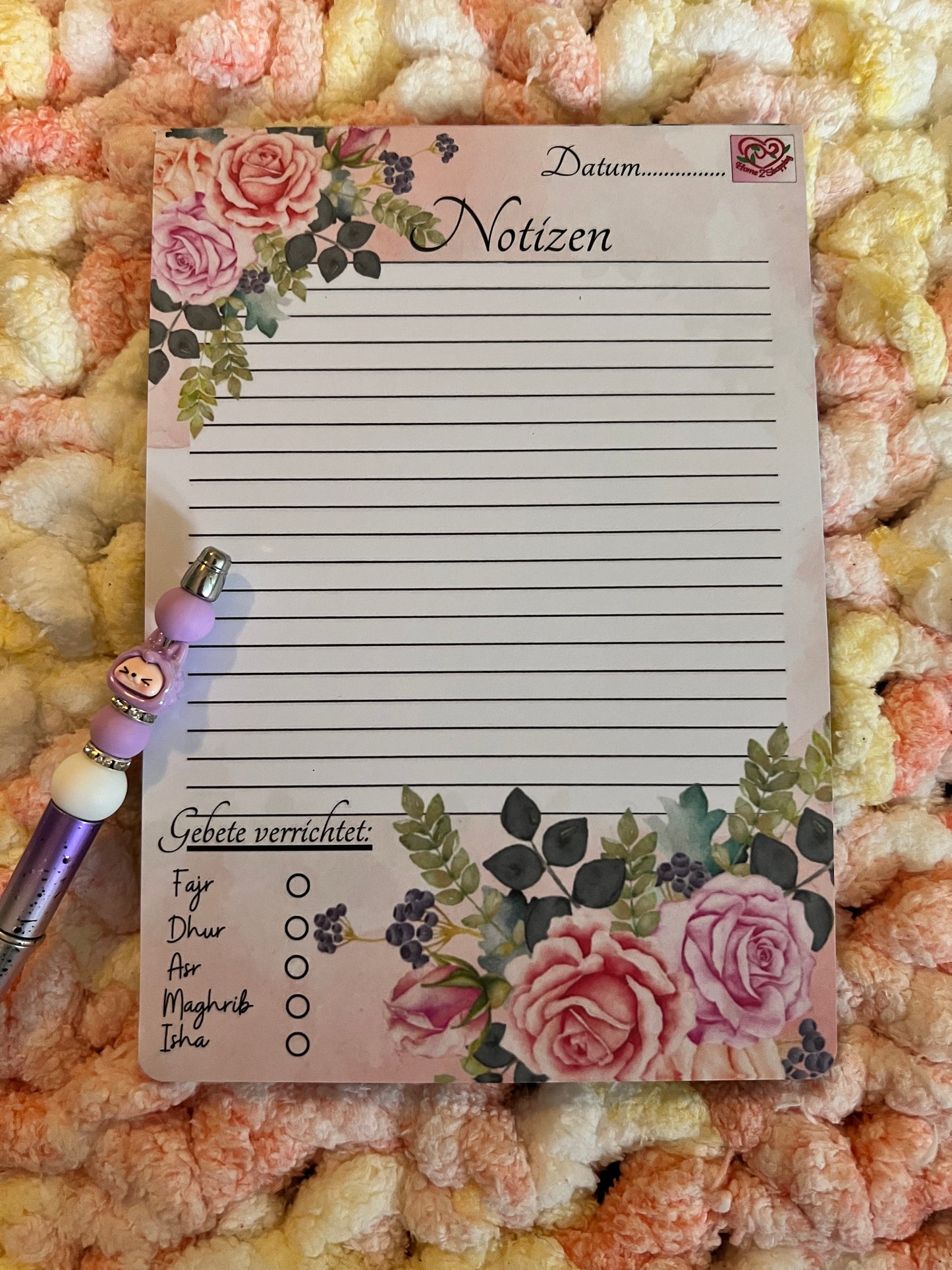 Notizblock „Gebetsreflexion“ – A5, beidseitig bedruckt