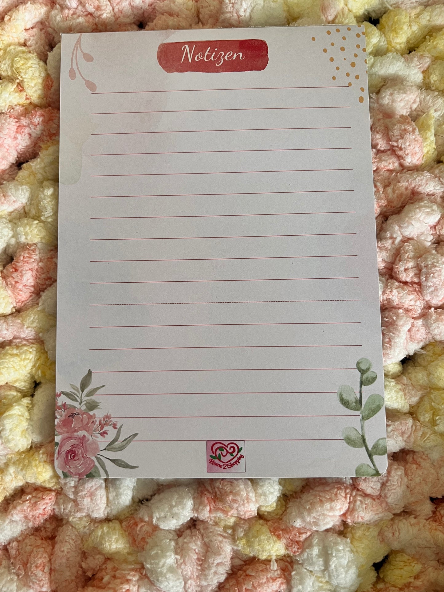 Notizblock „Rose“