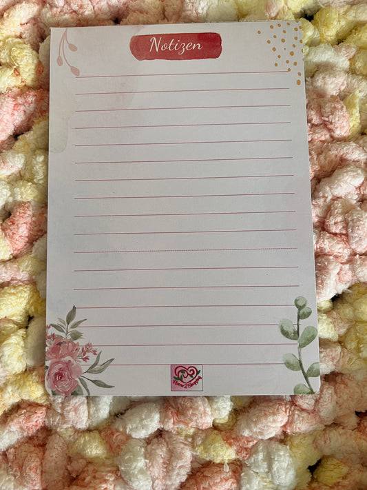Notizblock „Rose“