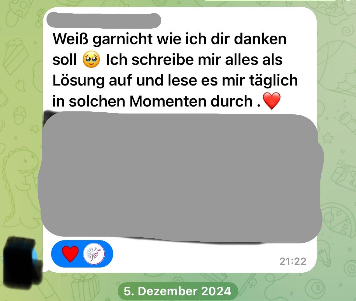 Endlich wieder Klarheit. Endlich wieder du.